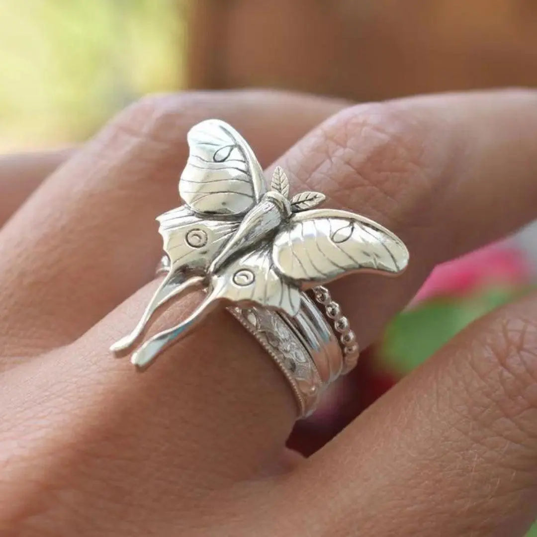 Butterfly Ring Unique Joyas