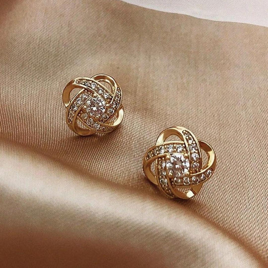 Glittering Ball Earrings Unique Joyas