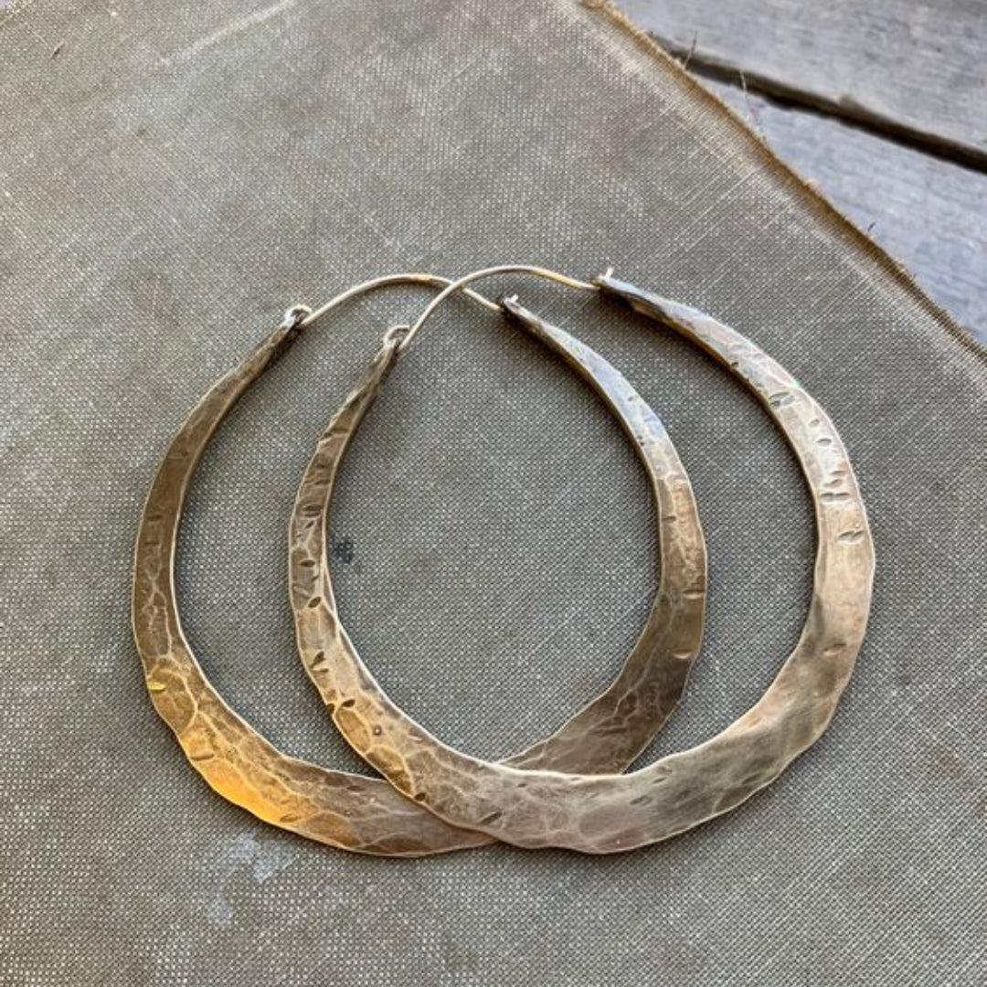 Vintage Old Hoop Earrings