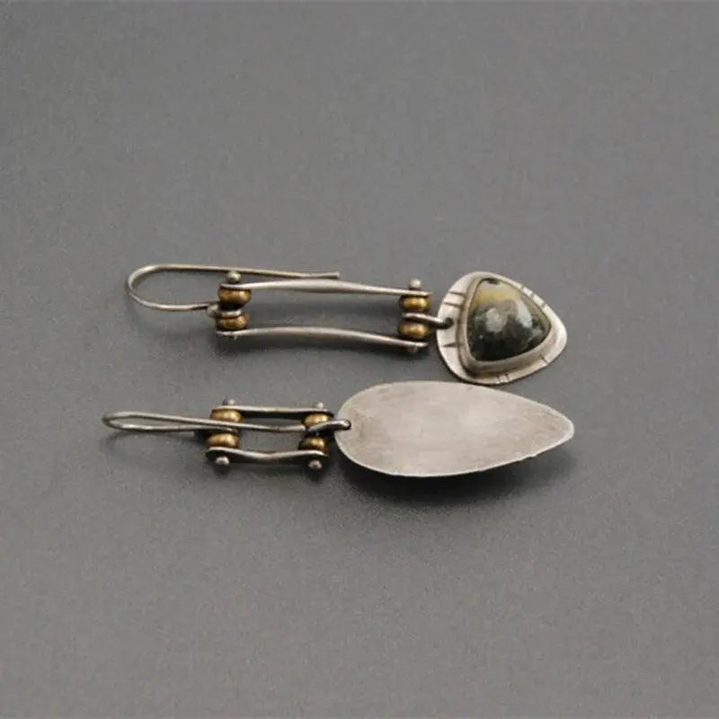 Long Mechanical Earrings in Punk Style Unique Joyas