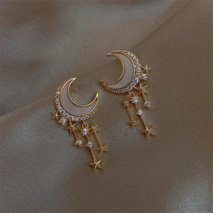 Luxurious Moonlight Earrings