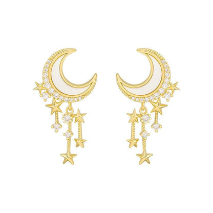 Luxurious Moonlight Earrings