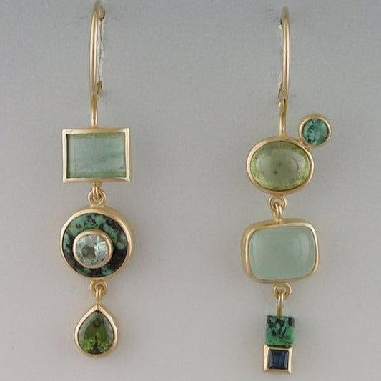 Green Vintage Earrings