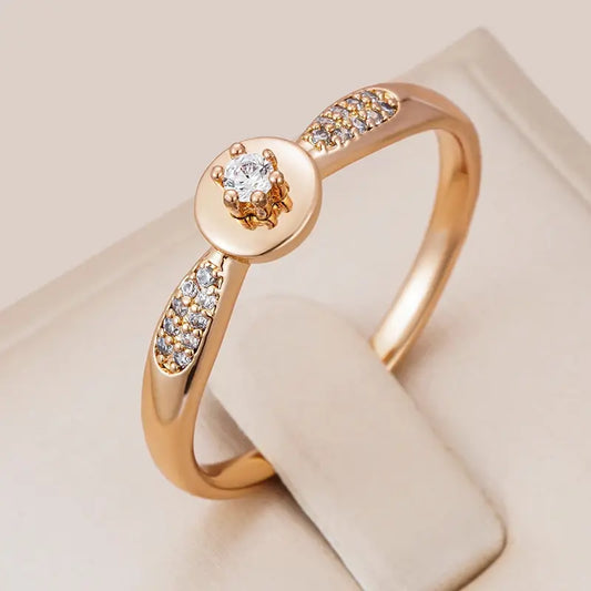 Zirconia Ring in Gold