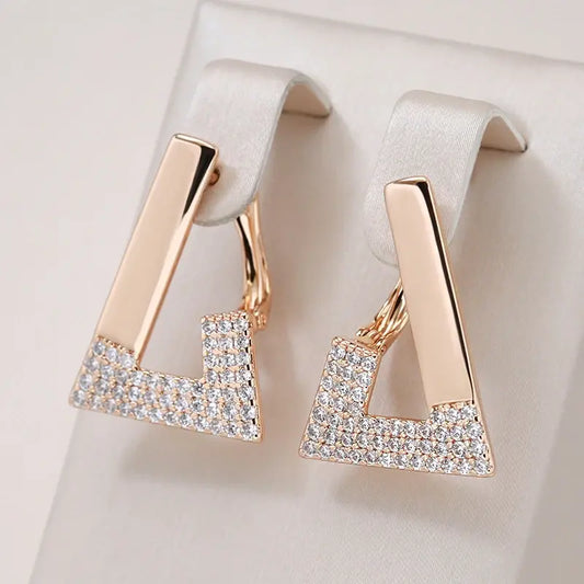 Irregular Gold Earrings Unique Joyas