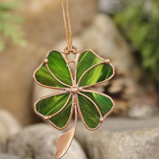 Green Clover Necklace