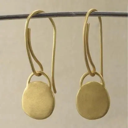 Golden Boho Earrings Unique Joyas